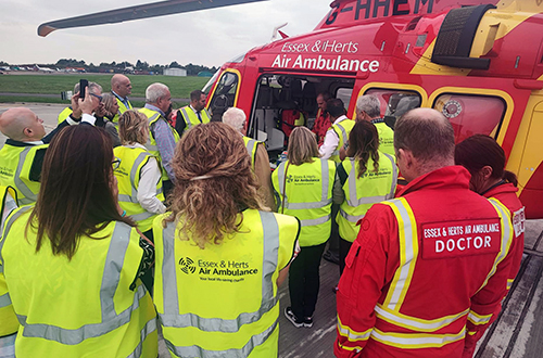 Supporting Essex & Herts Air Ambulance: A glimpse inside their life-saving mission