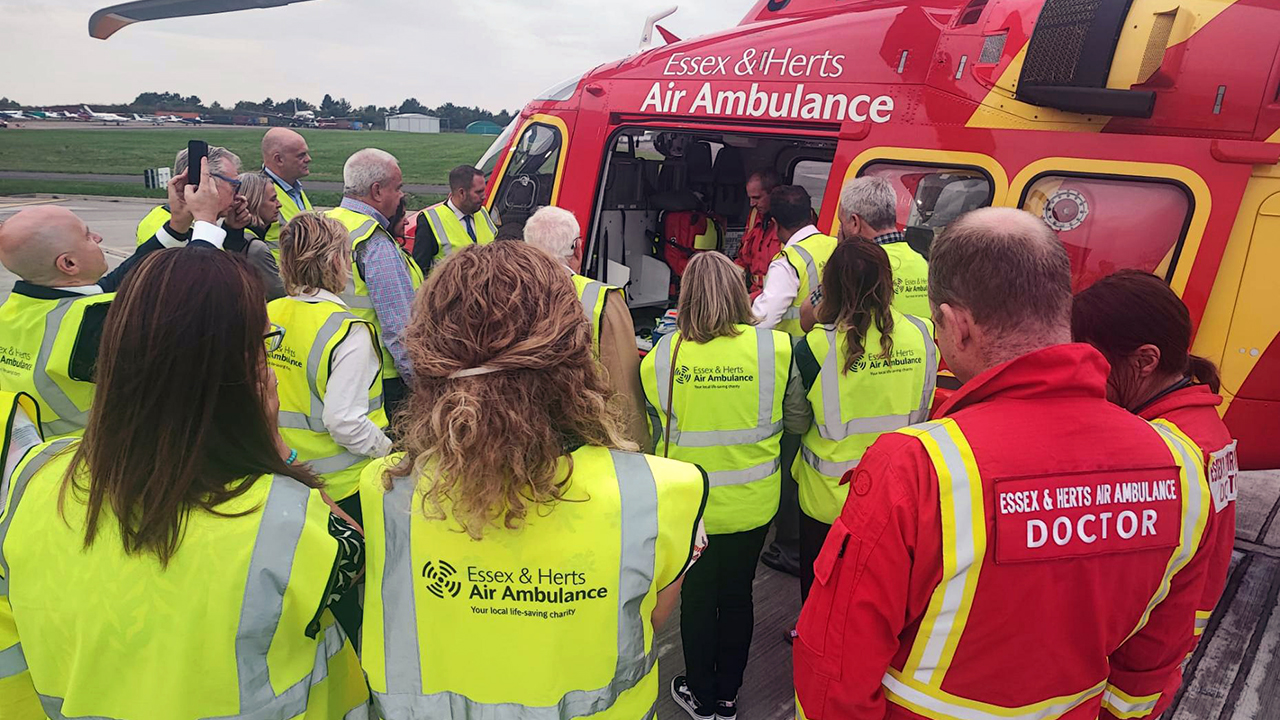 Supporting Essex & Herts Air Ambulance: A glimpse inside their life-saving mission