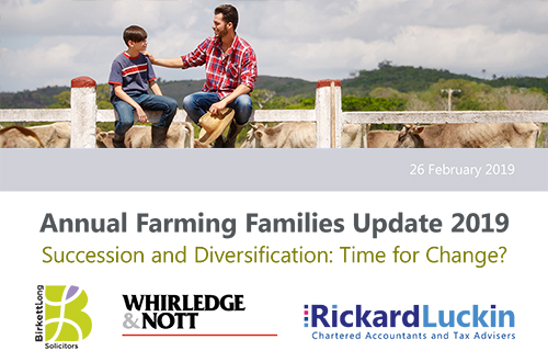 Annual farming families update 2019: preparing for change